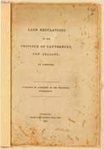 View Land regulations of the Province of Canterbury, New Zealand, as amended. [3.0 Mb]