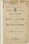 View Stray leaves from the early history of Canterbury as a PDF 