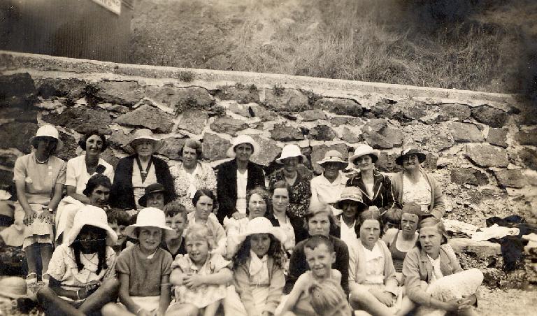 Methodist Ladies Guild Picnic Corsair Bay - about 1934