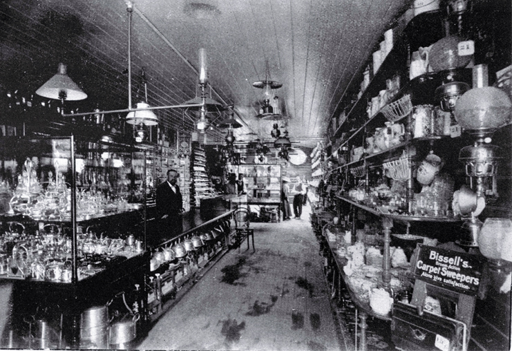 The interior of W. Congreve's store 