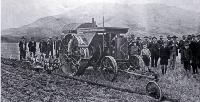 A trial of a Jelbart oil tractor at Mr C.H. Ensor's White Rock Station 