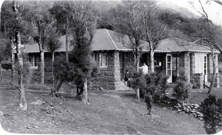 The Sign of the Bellbird, a tea-house, Kennedy's Bush on the Port Hills, Christchurch 