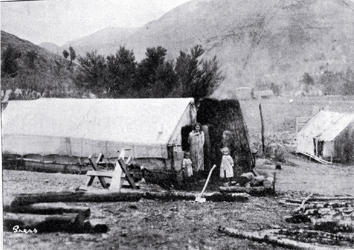 A typical hut near Staircase Gully 