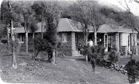 The Sign of the Bellbird, a tea-house, Kennedy's Bush on the Port Hills, Christchurch 