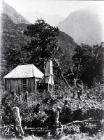 A roadman's hut at Bealey (now Klondyke Corner), near Arthur's Pass 