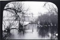 Riccarton Mill in a snowy July 1895