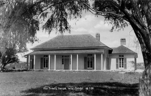 The Treaty House, Waitangi.