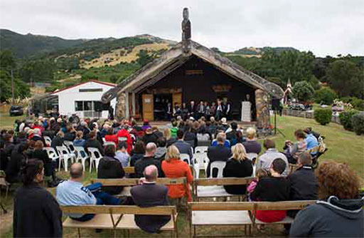 Ōnuku Marae citizenship ceremony, February 2013