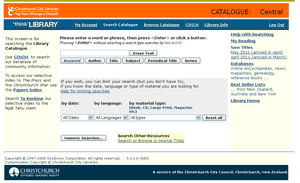Our previous, Web2, catalogue.
