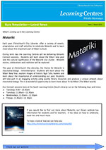 Latest newsletter cover