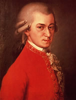 Portrait of Mozart by Barbara Krafft [Public domain], via Wikimedia Commons