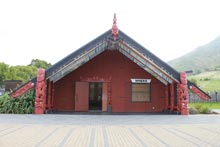 New whare, photo by Tarlin Stirling, April 2014