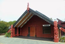 New whare, photo by Tarlin Stirling, April 2014