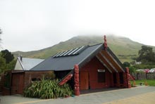 New whare, photo by Tarlin Stirling, April 2014