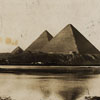 Postcard. Pyramids. Front