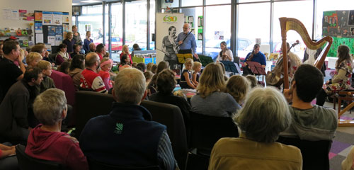 Photo of Christchurch Symphony Orchestra at Central Library Peterborough, May 2014. 
