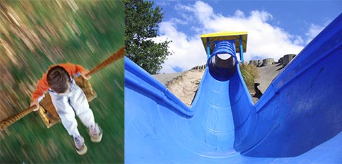 Swing stock photo and slide at Victoria Park