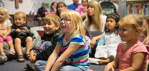 Kids at Storytimes