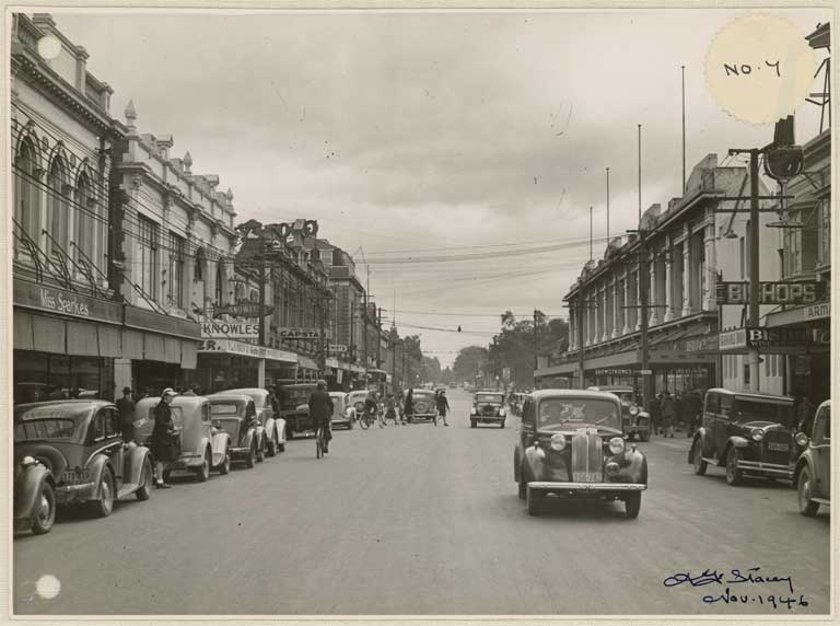 Image of No. 7. Photographs taken at random during business hours of some of our busy thoroughfares. 1946