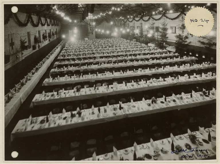 Image of No. 24. Photograph showing portion of interior of Wentworth, Hereford Street. 1946