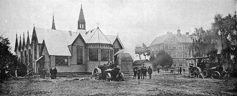 Removal of the Roman Catholic Pro-Cathedral, Christchurch