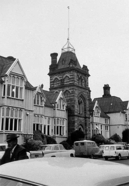 Canterbury Provincial Buildings, Christchurch, from Armagh Street