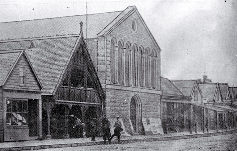 The old town halls, High Street, Christchurch 