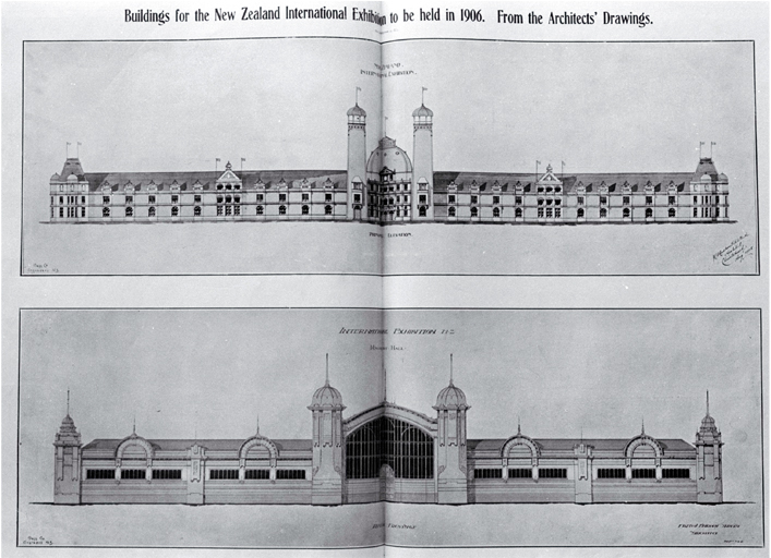 New Zealand International Exhibition 1906-1907 : architect's drawings.