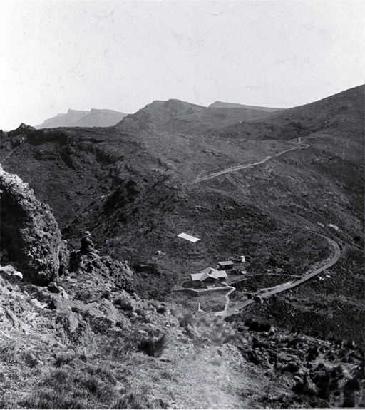 Sign of Kiwi from Mitchell track before toll gate was removed 