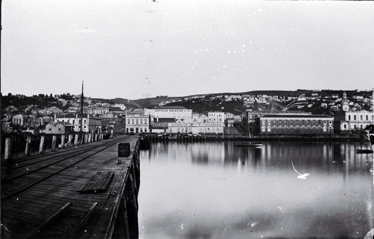 Jetty Street and wharf, Dunedin 