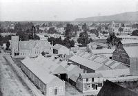 View of Christchurch City to the east taken from the Cathedral Tower 