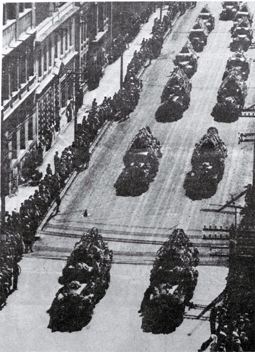 A city mourns the 41 victims as they are carried through the streets of Christchurch on the way to the civic funeral 