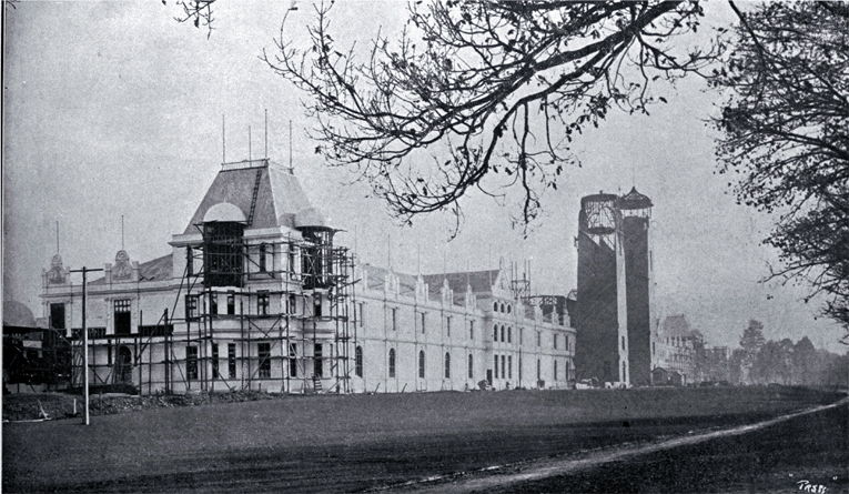 The New Zealand International Exhibition building, Hagley Park, Christchurch 