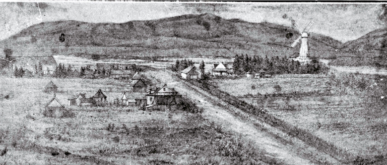 Leithfield, Canterbury, from a pencil sketch by G Chamier 