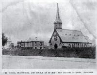 The school, presbytery and Church of St Mary and Francis de Sales, Rangiora