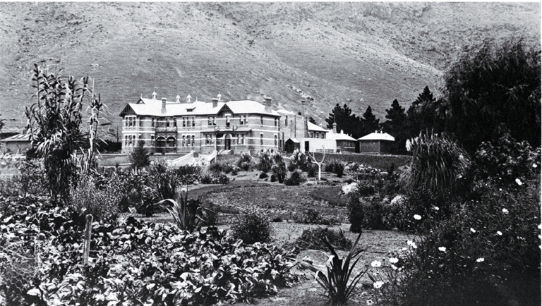 The Queen Anne style building of the School for the Deaf 