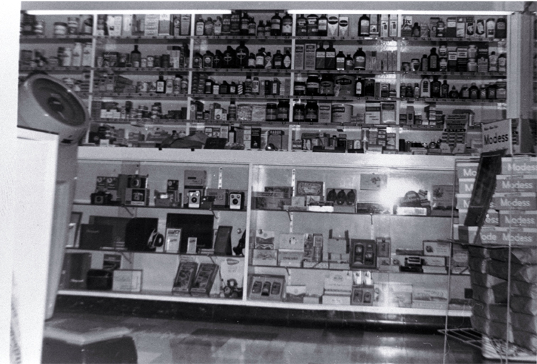 Interior of pharmacy at 403 Ilam Road, Christchurch 