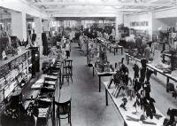 Interior of T.J. Armstrong & Co., drapers, corner of Colombo and Armagh Streets