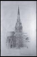 The bell tower and spire, Christchurch Cathedral 