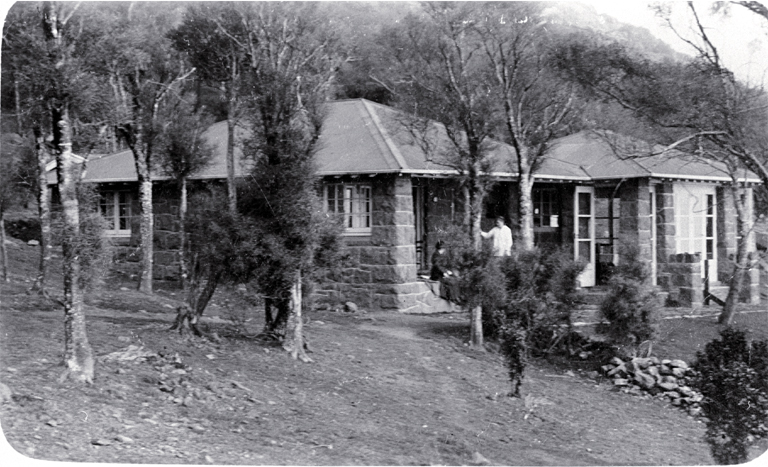The Sign of the Bellbird, a tea-house, Kennedy's Bush on the Port Hills, Christchurch 
