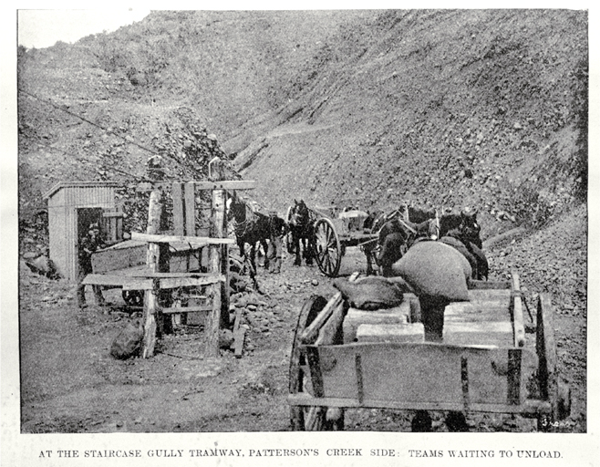 Staircase Gully tramway, Patterson's Stream 