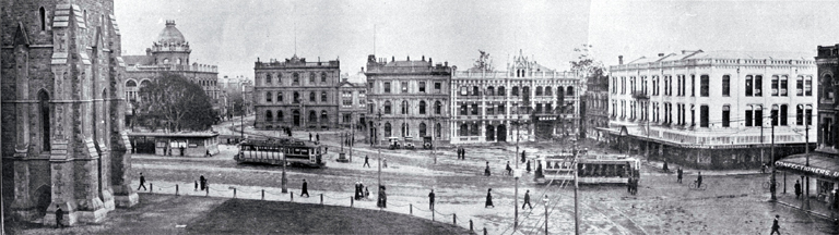 North-west portion of Cathedral Square, Christchurch 