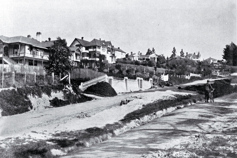 A residential portion of Cashmere Hills, Christchurch 