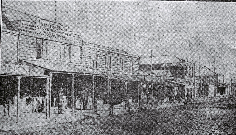 Victoria Street in the early 1870s 