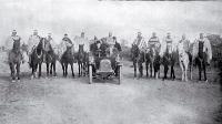 His Excellency the Governor, Lord Plunket (1864-1920) at Tuahiwi Pa, Kaiapoi 