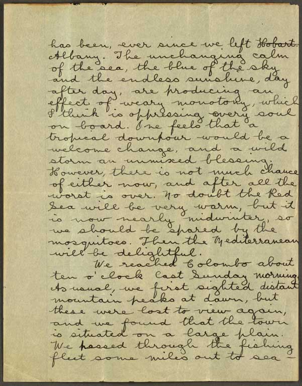 [Letter to Hazel] Sunday 22 Nov [1914]
