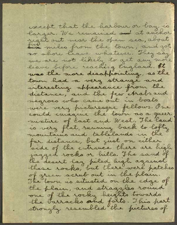 [Letter to Hazel] Sunday 29 Nov [1914]