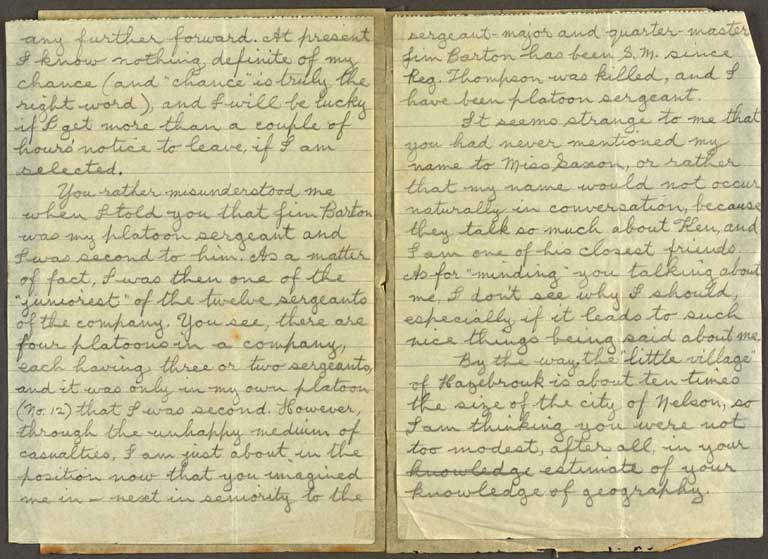[Letter to Hazel] 14 August [1916]