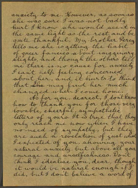 [Letter to Hazel] 14 December [1916]