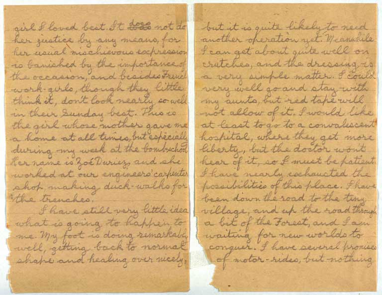 [Letter to Hazel] [December 1916]